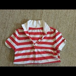 JCrew stripes collar shirt